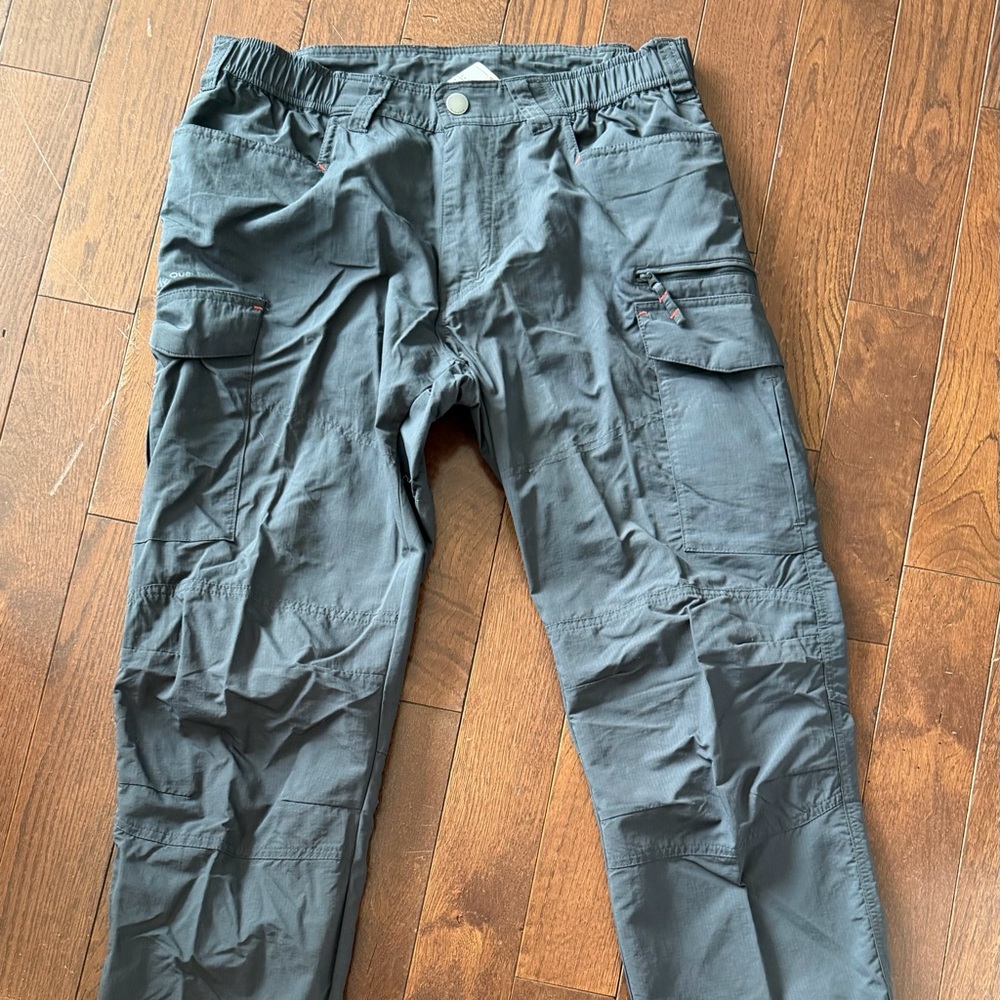 Men's Cargo Pants - Steel Grey Medium Utility Trousers